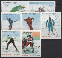 Nicaragua 1990 Olympia Winterspiele Albertville 3008/14 Postfrisch - Nicaragua