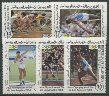 Mauretanien 1984 Olympiade Los Angeles 821/25 Postfrisch - Mauritanië (1960-...)