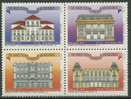 Brasilien 1993 BRASILIANA Postämter 2538/41 4er-Block Postfrisch - Neufs