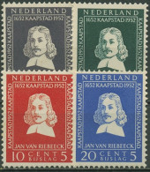 Niederlande 1952 Riebeeck In Südafrika Kapstadt 583/86 Postfrisch - Nuevos