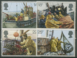 Großbritannien 1981 Jahr Der Fischer, Tiefseefischer 891/94 Postfrisch - Unused Stamps
