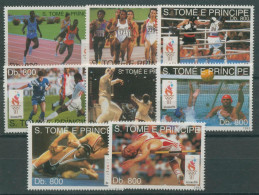 Sao Tomé Und Príncipe 1993 Olympiade Atlanta 1451/58 Postfrisch - São Tomé Und Príncipe