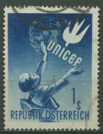 Österreich 1949 Kinderhilfswerk UNICEF Friedenstaube 933 Gestempelt - Usados