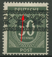 Bizone 1948 Ziffern Bandaufdruck Mit Aufdruckfehler 66 I A AF PII Postfrisch - Mint