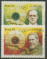 Brasilien 1992 Olympia Barcelona Medaillen Im Schießen 1920 2452/53 Postfrisch - Ongebruikt