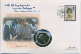 Großbritannien 1998 Prinzessin Diana Numisbrief 50 Pence (N287) - 50 Pence