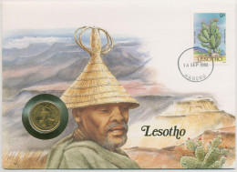 Lesotho 1988 Ureinwohner Landschaft Numisbrief 5 Lisente (N367) - Lesotho