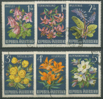 Österreich 1966 Pflanzen Blumen Alpenblumen 1209/14 Gestempelt - Usati