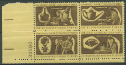 USA 1972 Handwerker Der Kolonialzeit 1069/72 ZD Ecke Postfrisch - Unused Stamps