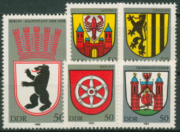 DDR 1983 Stadtwappen 2817/21 Postfrisch - Neufs