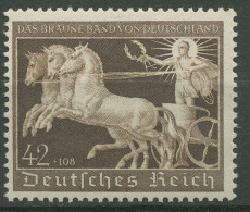 Deutsches Reich 1940 Galopprennen Das Braune Band 747 Postfrisch Geprüft - Unused Stamps