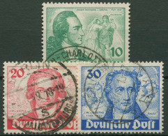 Berlin 1949 200. Geburtstag Von Johann Wolfgang Von Goethe 61/63 Gestempelt - Used Stamps