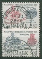 Dänemark 1985 König Knut IV. Domkirche Lund 840/41 Gestempelt - Used Stamps