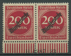 Dt. Reich Dienst 1923 Hausauftr.-Nr. D 78 HAN 4287.23 Postfr. Leicht Angetrennt - Oficial