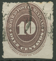 Mexiko 1886 Ziffer Im Oval 153 Ax Gestempelt - Mexique