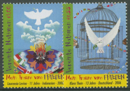UNO Wien 2006 Weltfriedenstag Zeichnungen 475/76 Postfrisch - Unused Stamps