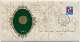 Kanada 1990 Historische Münzen Numisbrief 5 Cent Von 1943 (N450) - Canada