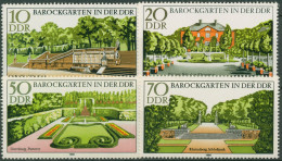 DDR 1980 Barock-Gärten 2486/89 Postfrisch - Nuevos