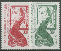 Saint-Pierre Et Miquelon 1989 Fischfang Kabeljau 579/80 Postfrisch - Unused Stamps