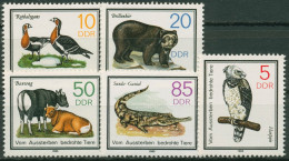 DDR 1985 Bedrohte Tierarten 2952/56 Postfrisch - Unused Stamps