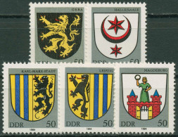 DDR 1984 Stadtwappen 2857/61 Postfrisch - Ongebruikt