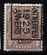 Typo 108-III B (ANTWERPEN 1925 ANVERS) - O/used - Typografisch 1922-26 (Albert I)