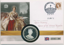 Großbritannien 2012 Königin Victoria Numisbrief Mit Medaille (N297) - Maundy Sets & Commémoratives