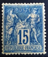 FRANCE                           N° 90                  NEUF*              Cote :   60 € - 1876-1898 Sage (Tipo II)