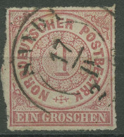 Norddeutscher Postbezirk NDP 1868 1 Groschen 4 Mit SA K2-Stpl. SAYDA - Usados