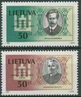 Litauen 1997 Unterzeichner Der Unabhängigkeitserklärung 632/33 Postfrisch - Litauen