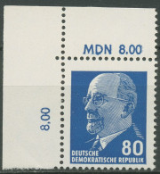 DDR 1967 Walter Ulbricht 1331 Ax I OR 2 Ecke 1 Postfrisch - Nuevos