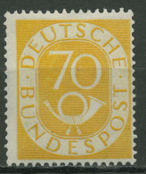 Bund 1951 Freimarke Posthorn 136 Postfrisch, Kleiner Zahnfehler - Nuevos