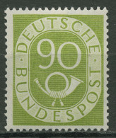 Bund 1951 Freimarke Posthorn 138 Postfrisch, Kleiner Zahnfehler - Ongebruikt