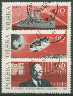 Polen 1967 Oktoberrevolution Kriegsschiff Aurora, Lenin 1793/95 Gestempelt - Used Stamps
