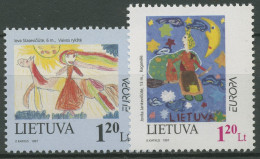 Litauen 1997 Europa CEPT Sagen Legenden Kinderzeichnungen 636/37 Postfrisch - Lituanie