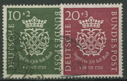 Bund 1950 Bachsiegel 121/22 Gestempelt Geprüft - Used Stamps