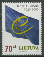 Litauen 1999 50 Jahre Europarat 695 Postfrisch - Lithuania