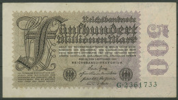 Dt. Reich 500 Millionen Mark 1923, DEU-124, Leicht Gebraucht (K1176) - 500 Miljoen Mark