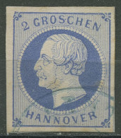 Hannover 1859 König Georg V. 15 A Gestempelt, Briefstück - Hannover