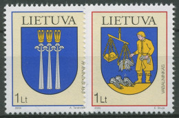 Litauen 2005 Wappen Stadtwappen 869/70 Postfrisch - Lithuania