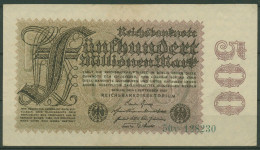 Dt. Reich 500 Millionen Mark 1923, DEU-125a FZ V, Leicht Gebraucht (K1174) - 500 Millionen Mark