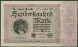 Dt. Reich 100000 Mark 1923, DEU-93a Serie O, Leicht Gebraucht (K1388) - 100000 Mark