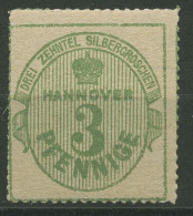 Hannover 1864 Wertangabe Und Krone Im Oval 21 X Postfrisch - Hanover