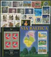 Litauen 1995 Jahrgang Komplett (573/98, Block 5/6) Postfrisch (SG61542) - Lituania