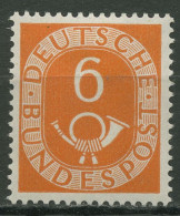 Bund 1951 Freimarke Posthorn 126 Mit Falz - Nuovi
