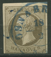 Hannover 1861 König Georg V. 10 Gr, 19 A Gestempelt - Hanovre
