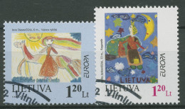 Litauen 1997 Europa CEPT Sagen Legenden Kinderzeichnungen 636/37 Gestempelt - Lituania