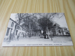 CPA Port-Sainte-Foy (24).Colonie Agricole - La Grande Cour - Carte Animée. - Other & Unclassified