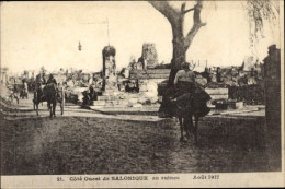CPA Thessaloniki Griechenland, Straße In Ruinen 1917, Kriegszerstörung I. WK - Greece
