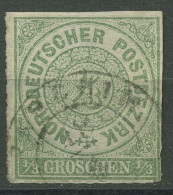 Norddeutscher Postbezirk NDP 1868 1/3 Groschen 2 Gestempelt - Afgestempeld